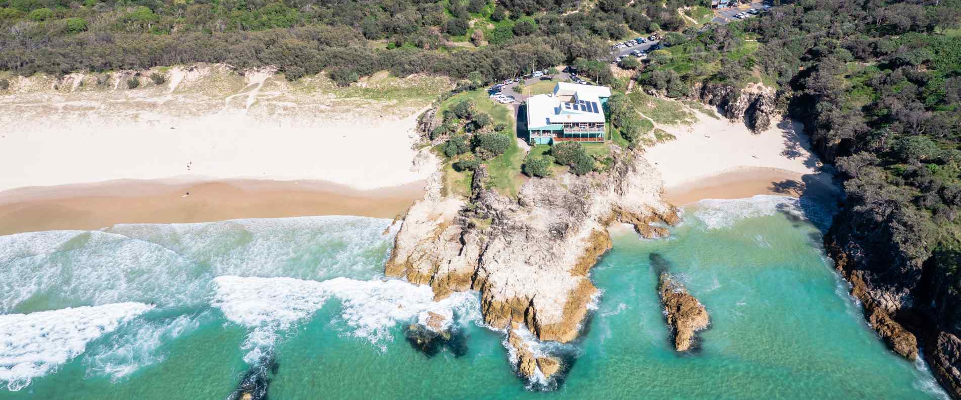 North Stradbroke Beach Ariel